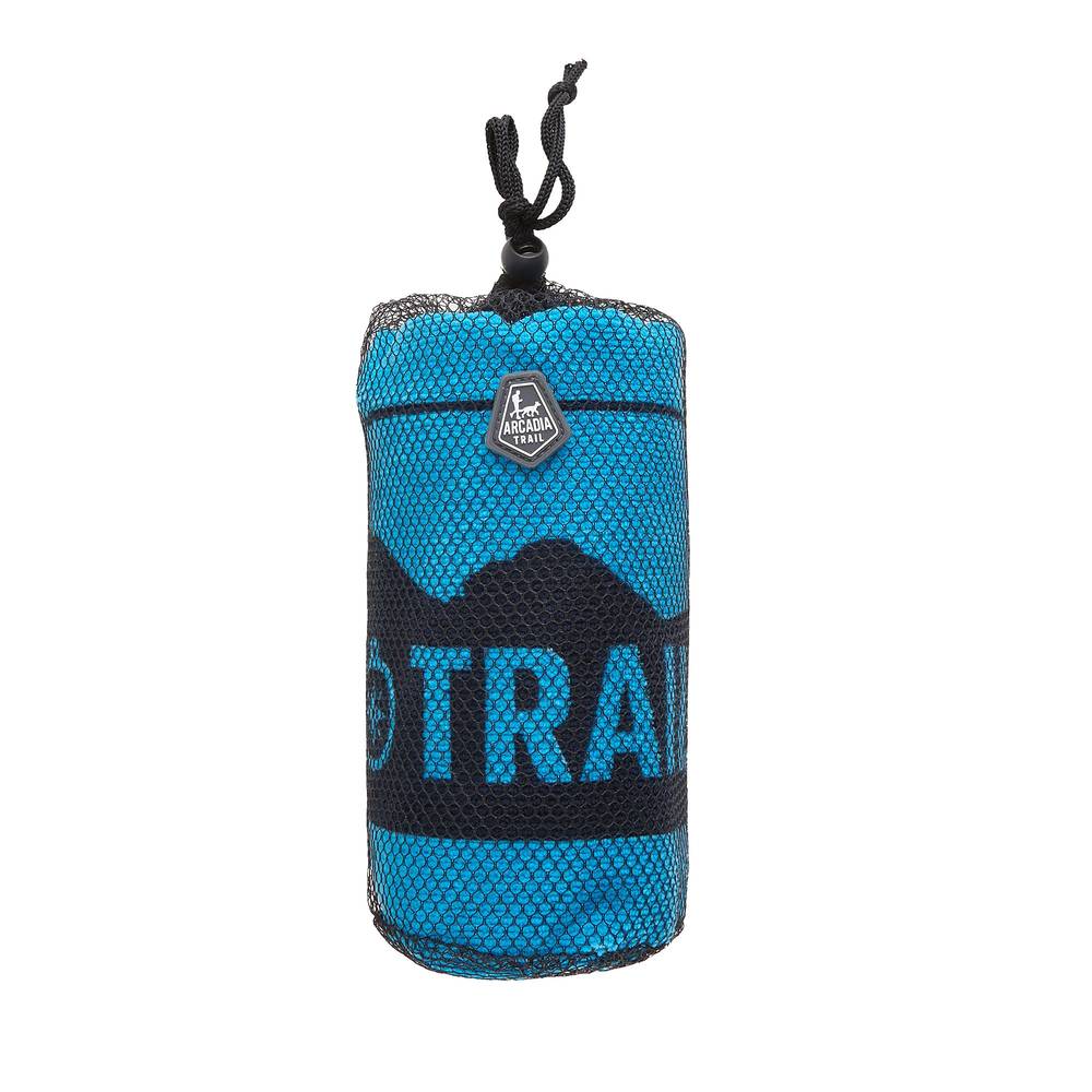 Arcadia Trail® Blue Packable Microfiber Towel (Color: Blue)