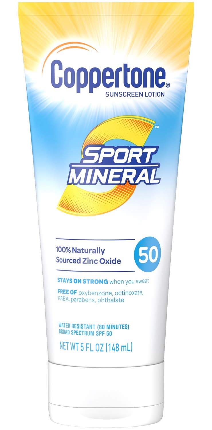 Coppertone Sport Mineral Sunscreen Lotion 5 Oz 1 Pk