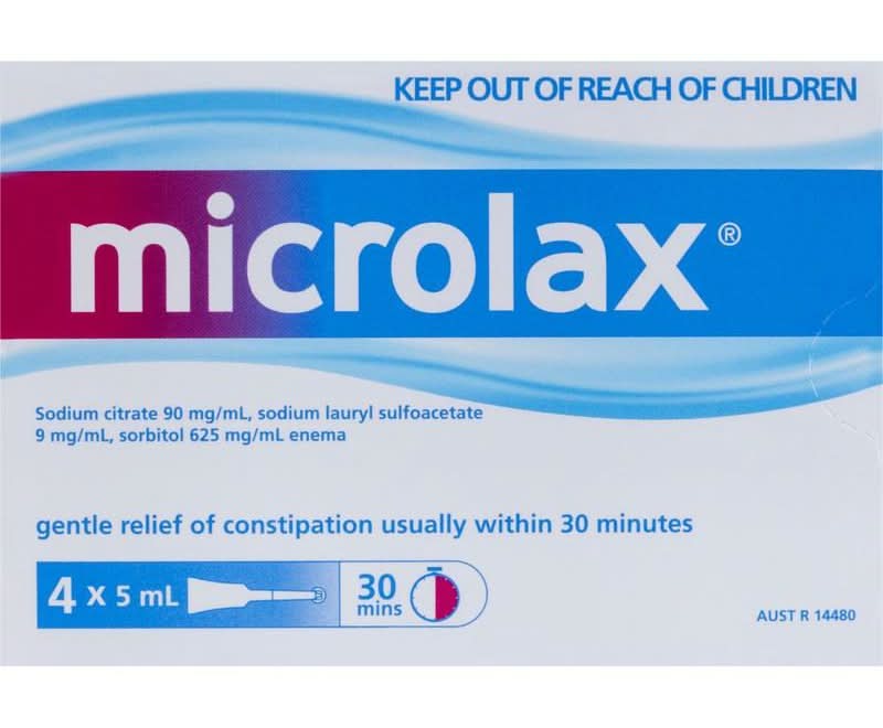 Microlax ENEMA OTC 5ML 4pk