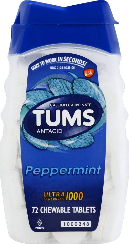 Tums · Peppermint Antacid Tablets (72 ct)