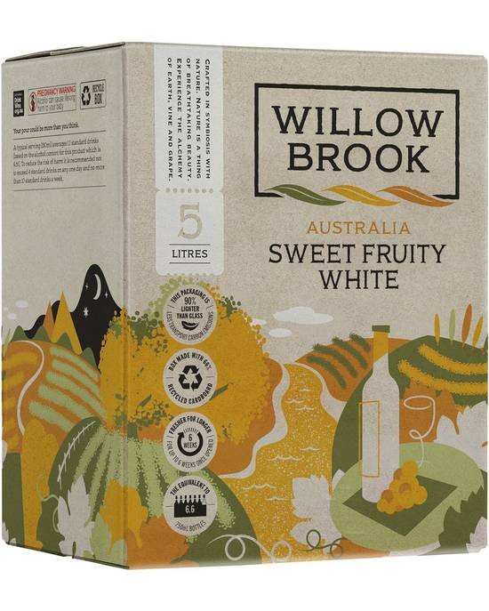 Willow Brook Sweet Fruity White 5L