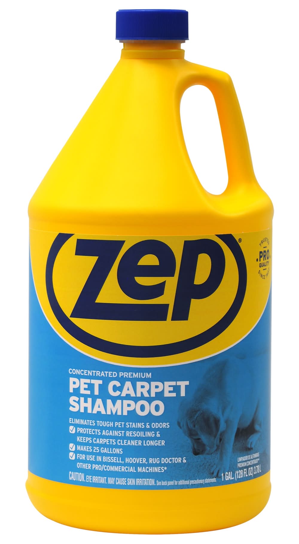 Zep Concentrated Premium Pet Carpet Shampoo Carpet cleaner Deodorizing Liquid 128-oz
