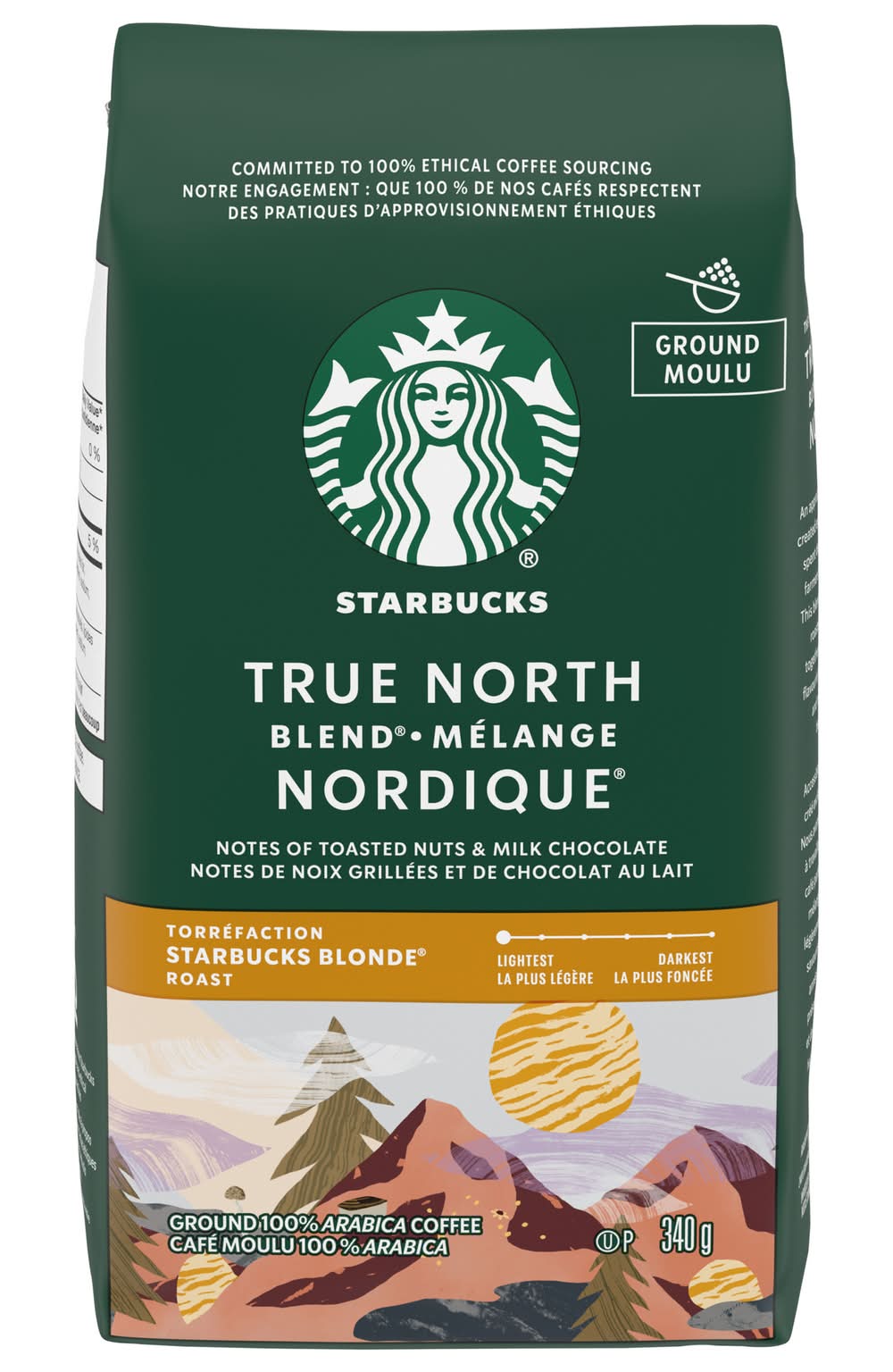 Starbucks True North Blend Ground Coffee (340 g)