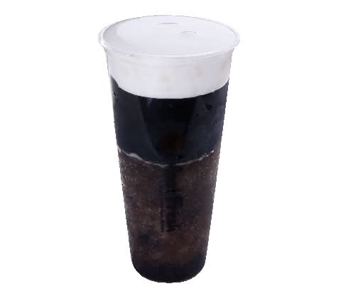 Fluffy Grass Jelly Slush