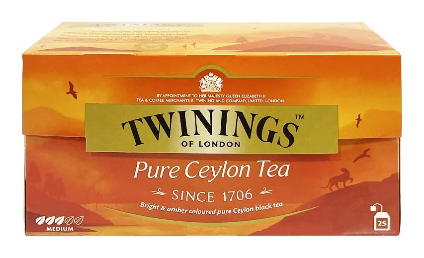 TWININGS唐寧茶   極品錫蘭茶 2g x 25包 <2g克 x 25 x 1Box盒>