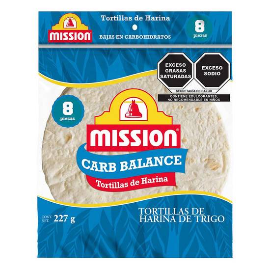 Mission tortilla de harina carb balance (bolsa 227 g)