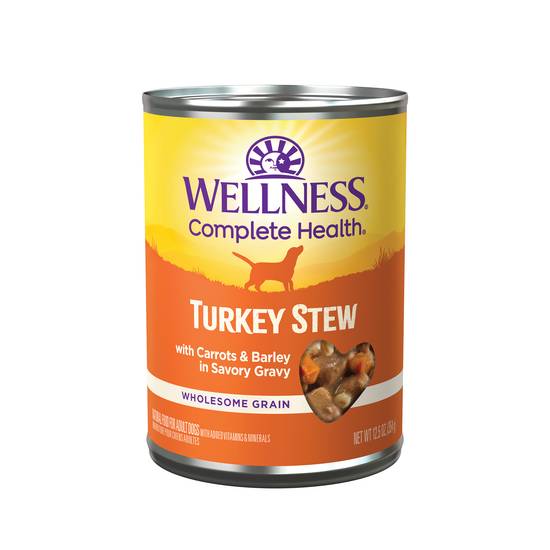 Wellness Thick & Chunky Natural Canned Dog Food (turkey stew)