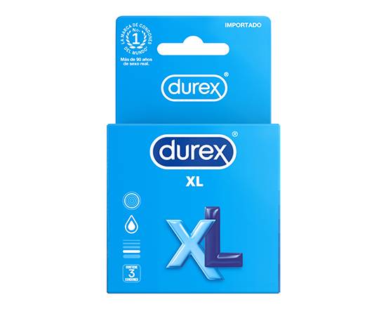 Durex preservativo (xl) (3 un)