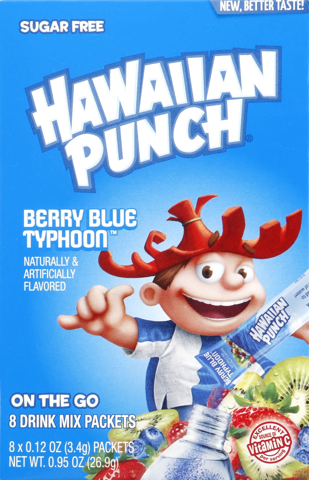 Hawaiian Punch Berry Blue Typhoon Drink Mix (1 oz)