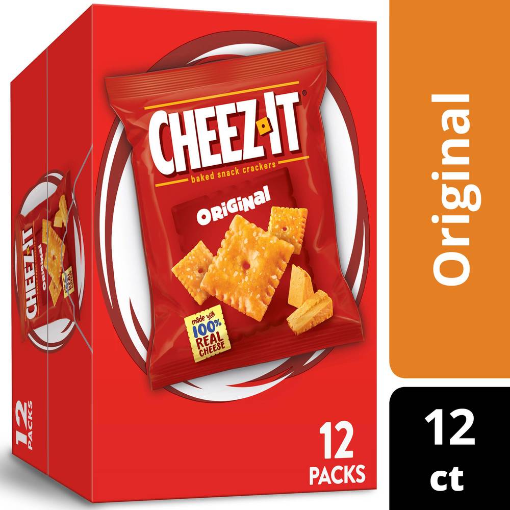 Cheez-It Original Baked Snack Crackers (12 ct)