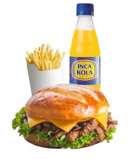 Combo Pretzel Lomo Bbq + Gaseosa + Papa Delivery