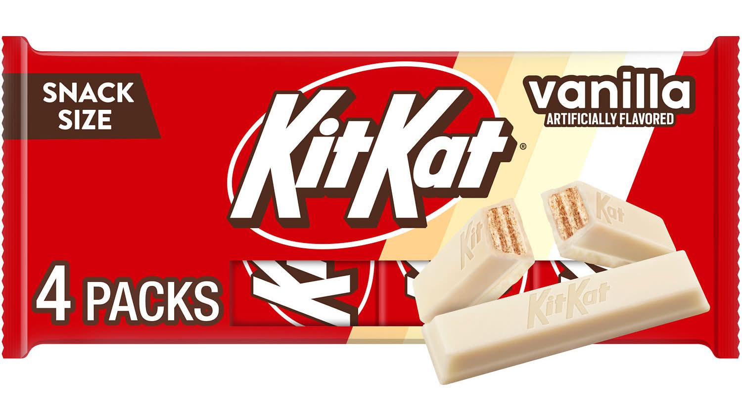 KitKat Crisp Wafer Bars, Vanilla (4 x 0.49 oz)