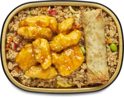 Readymeals Orange Chicken Breast With Fried Rice & Egg Roll - Each