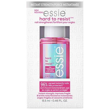 Essie Hard To Resist Nail Strengthener (glow and shine, pink tint)