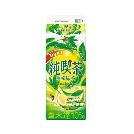 純喫茶檸檬綠茶650ml(盒)