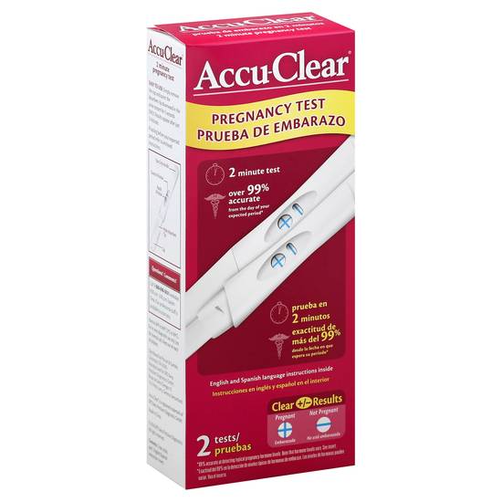 Accu-Clear Pregnancy Test (2 ct)
