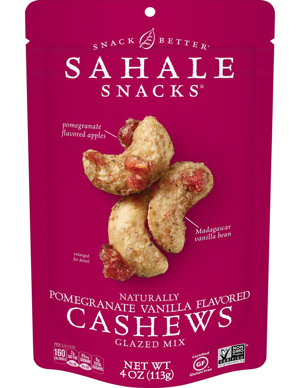 Sahale Snacks Pomegranate Vanilla Cashews Glazed Mix (4 oz)