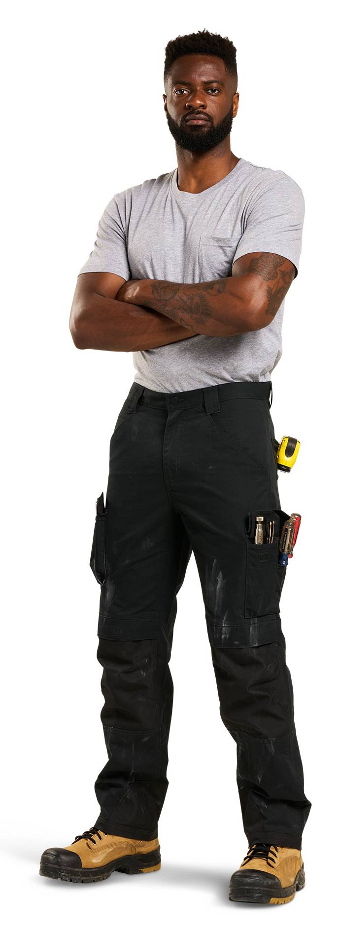 Pantalon de travail cargo Tradesmax Pro pour hommes (32, Anthracite) / Tradesmax Pro Men's Cargo Work Pants (32, Anthracite)