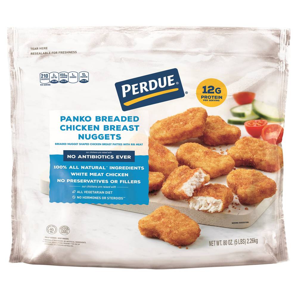 Perdue, Panko Breaded Chicken Nuggets, 5 lbs