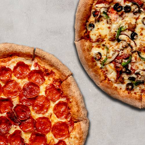 2 pizzas premium (familiares)