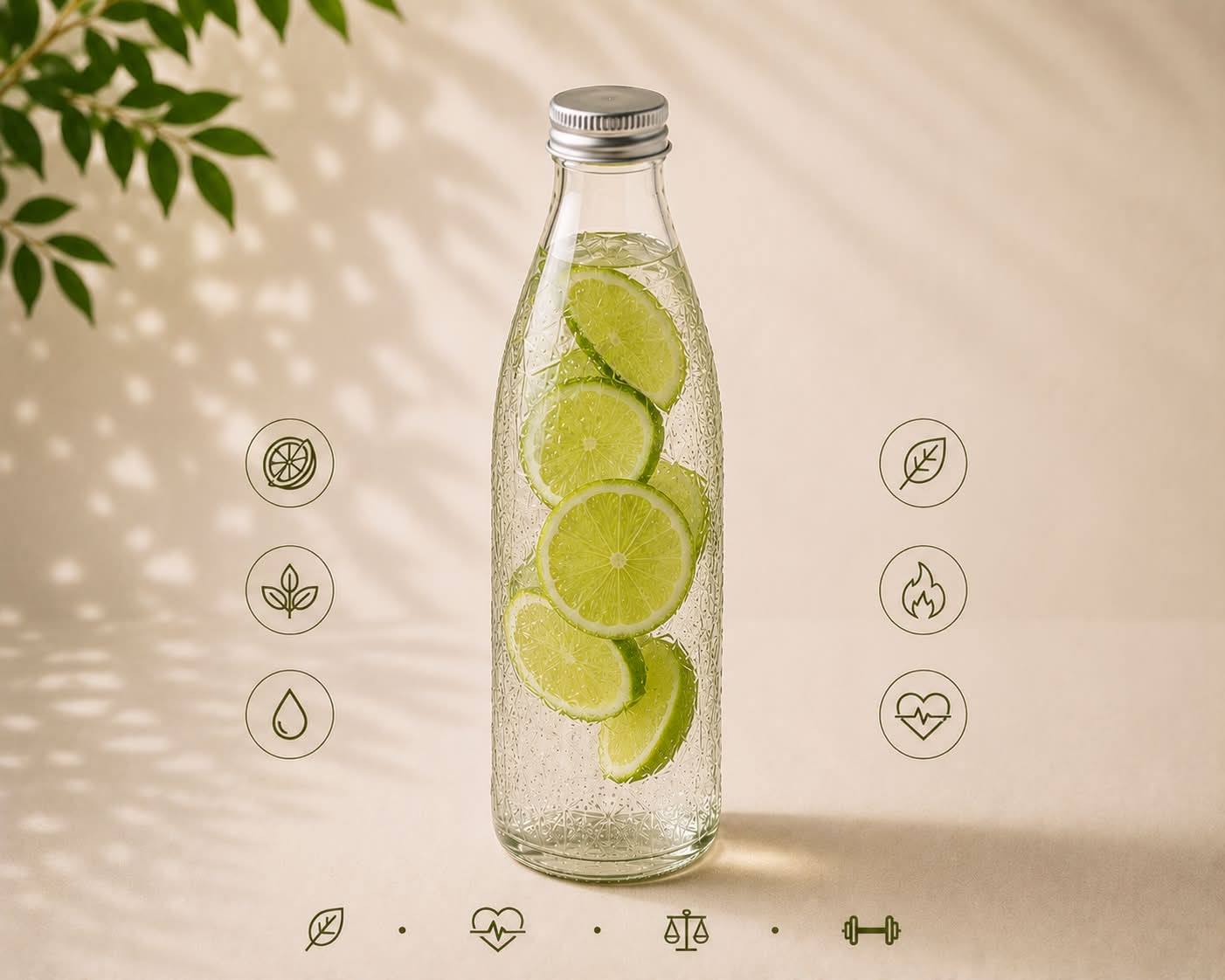 Eau infusée Citron vert