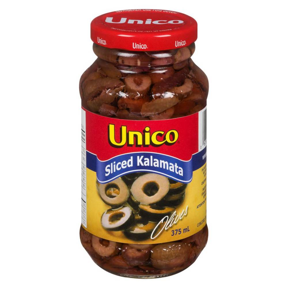 Unico Sliced Kalamata Olives (375 ml)
