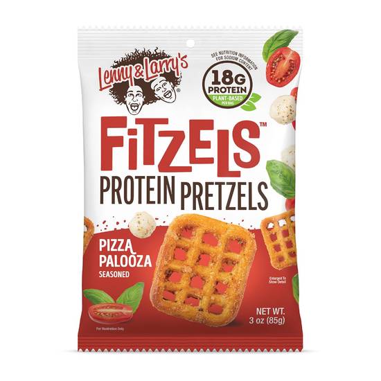 Lenny & Larry's Fitzels Protein Pretzels Pizza Palooza 3oz