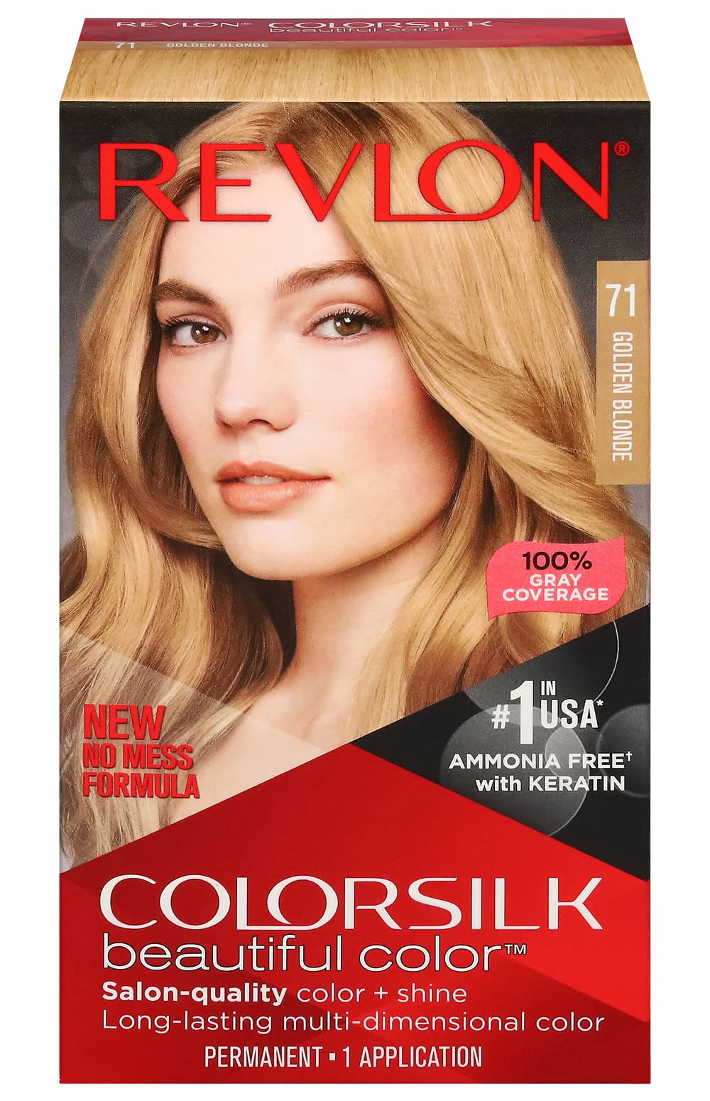 Revlon Beautiful Permanent Hair Color, Golden Blonde (8 oz)