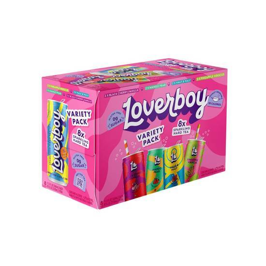 Loverboy Sparkling Hard Tea Variety pack (8 pack, 12 fl oz)
