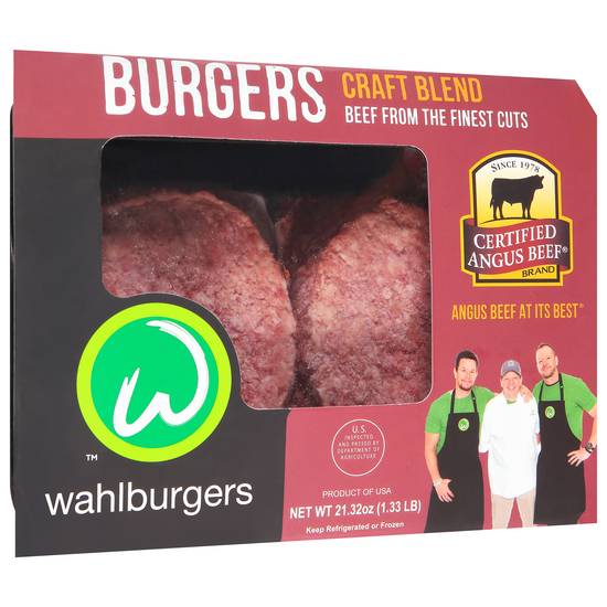 Wahlburgers Beef Craft Blend Burgers