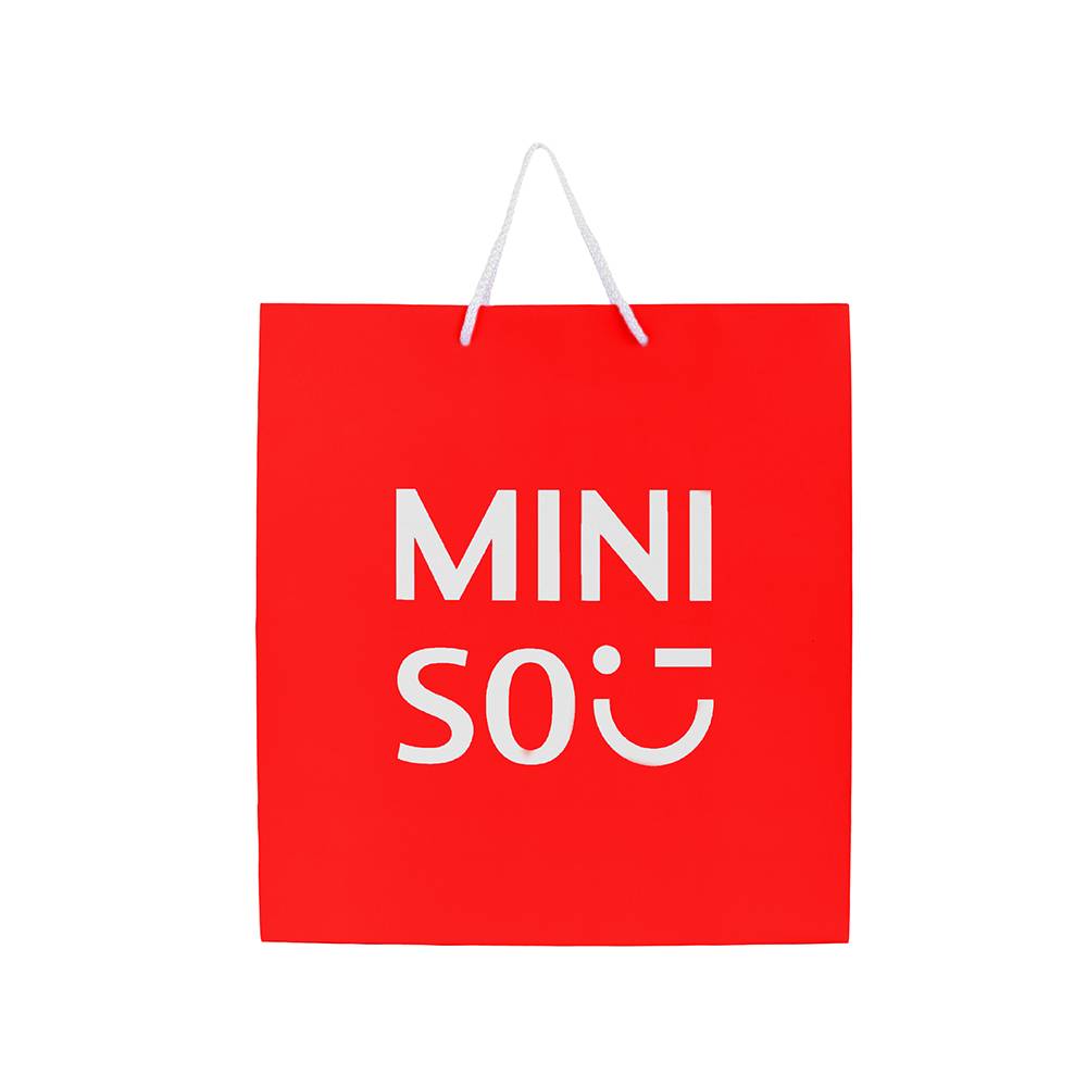 Miniso · Bolsa de regalo de papel, rojo