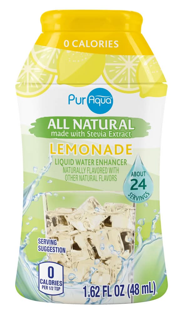 PurAqua All Natural Zero Liquid Water Enhancer, Lemonade (1.62 fl oz)