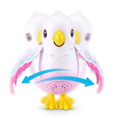 Pets Alive Polly the Magic Bird Interactive Plastic Pet Toys Ages