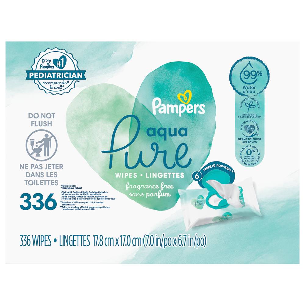 Pampers Aqua Pure Wipes