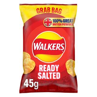 Walkers Ready Salted Crisps 45g