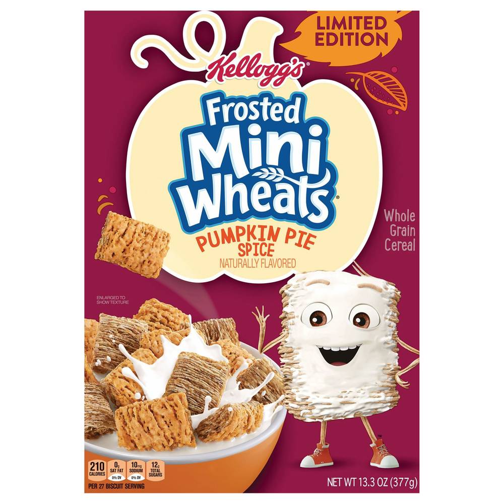 Frosted Mini-Wheats Kellogg's Breakfast Cereal Pie (pumpkin spice)