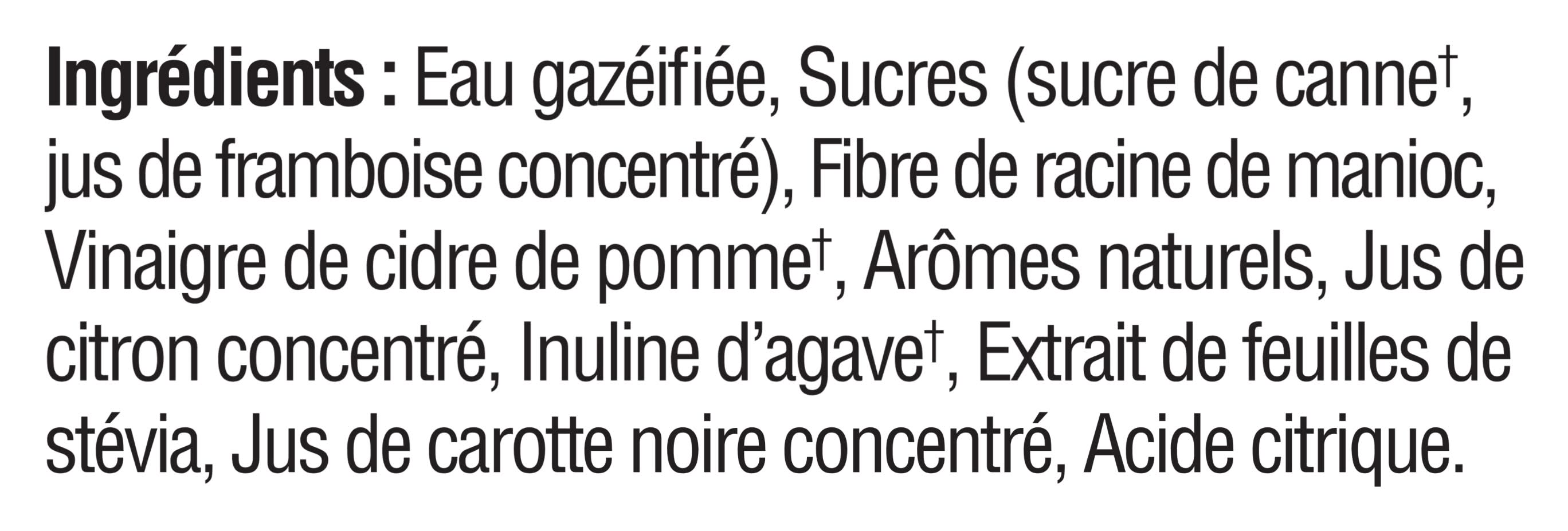 Poppi soda aromatisé aux fruits - fruit flavored soda (355 ml) (framboise rose)