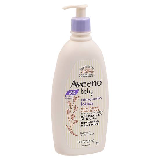 Aveeno Baby Calming Comfort Lavender & Vanilla Scented Moisturizing Body Lotion