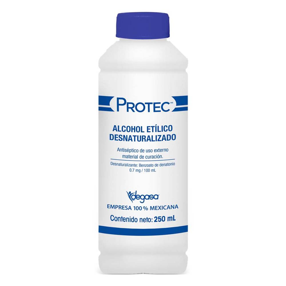 Protec · Alcohol etílico desnaturalizado (250 g)