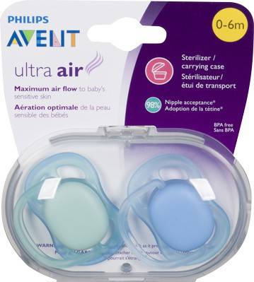 Avent Ultra Air Pacifier m (2 units)