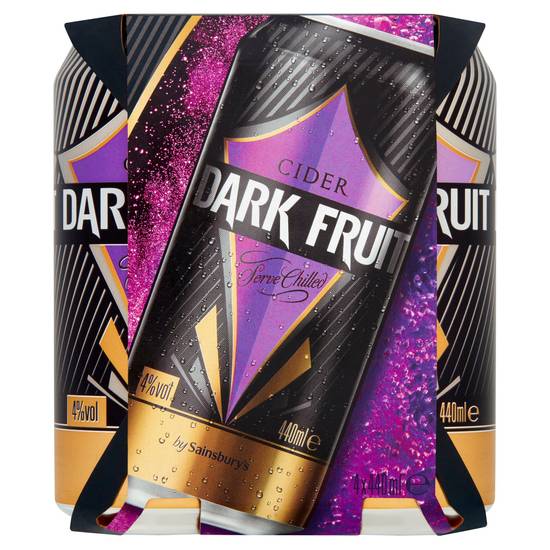 Sainsbury's Dark Fruit Cider 4x440ml