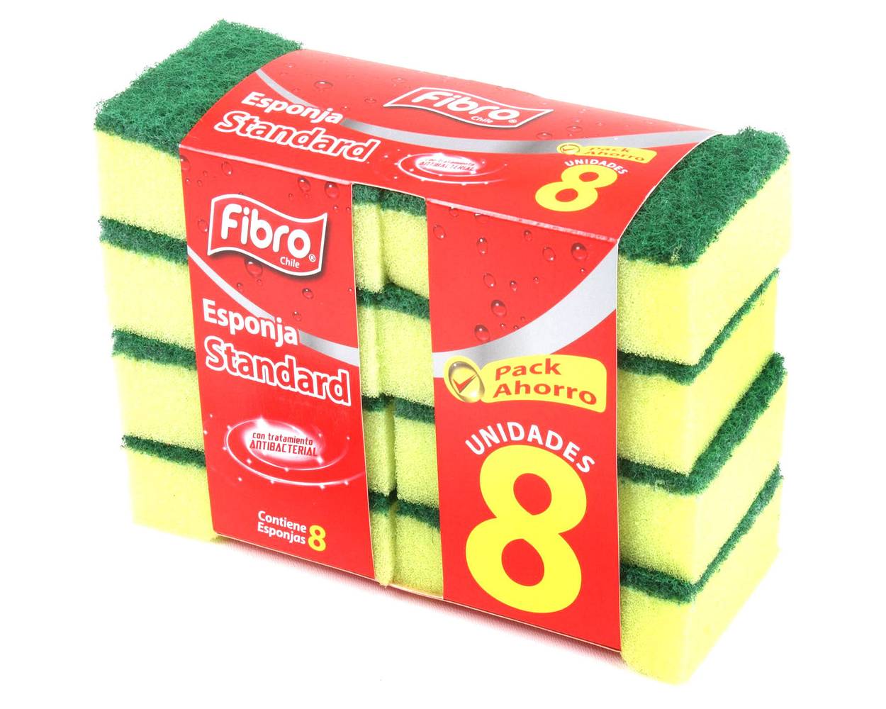 Fibro pack esponja estándar (8 un)