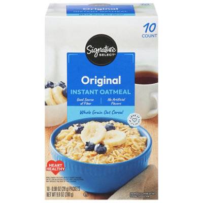 Signature Select Original Instant Oatmeal (0.98 oz, 10 ct)