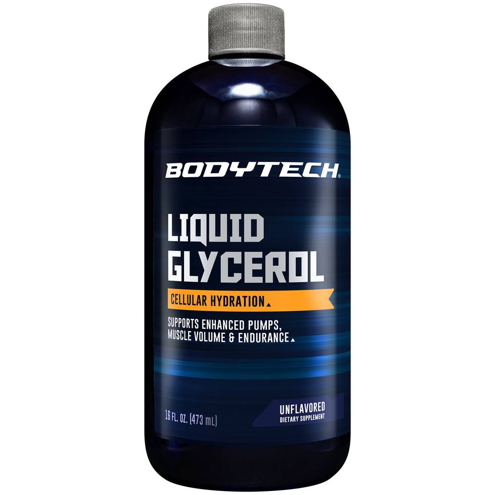 Liquid Glycerol - Supports Enhanced Pumps, Muscle Volume & Endurance - Unflavored (16 Fl Oz. / 32 Servings)