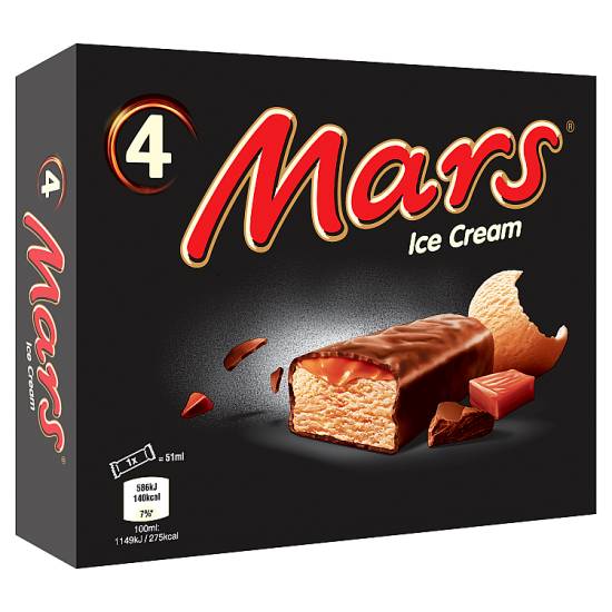 Mars Wrigley Ice Cream Bars (chocolate caramel) (4 pack)