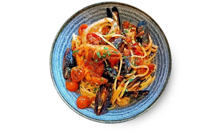 Seafood linguine