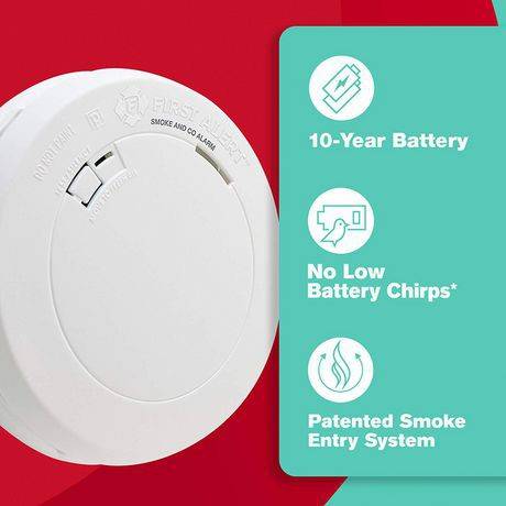 First Alert Smoke and Carbon Monoxide Detector (1 unit)