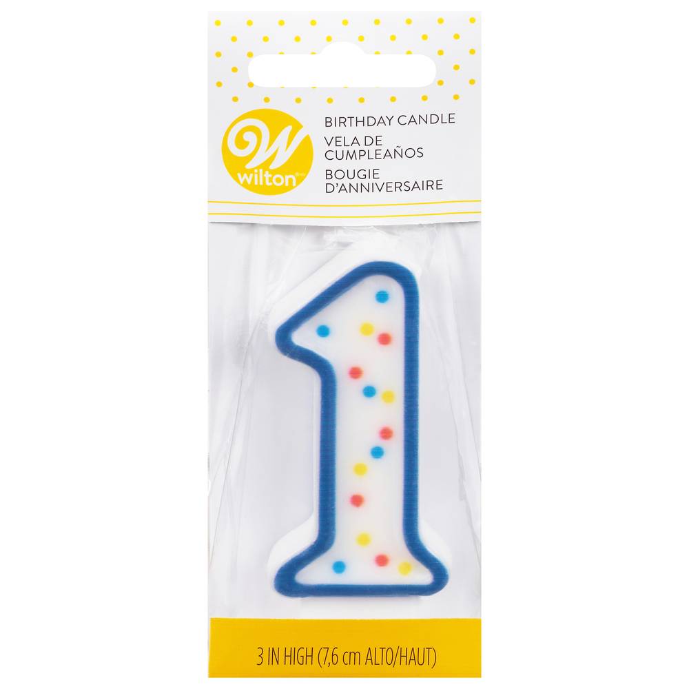 Wilton Party Candle, Numeral, 1 1 Ea