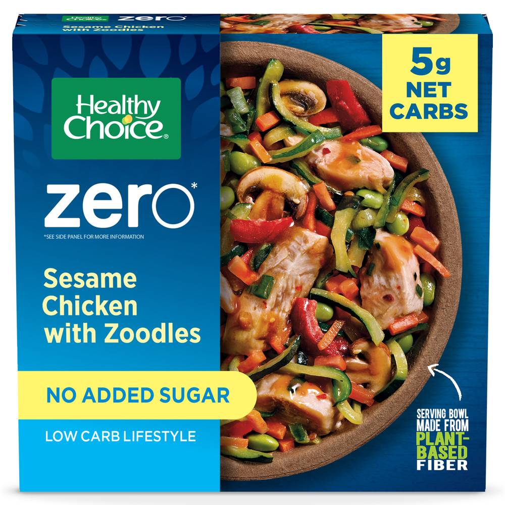 Healthy Choice Zero Sesame Chicken With Zoodles Entree (9.5 oz)