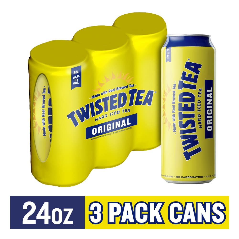 Twisted Tea Original Hard Iced Tea (3 x 24 fl oz)